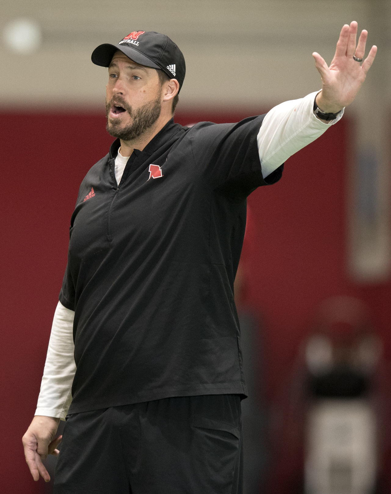 Nebraska football practice, 8/14